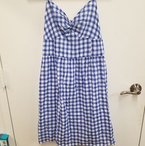 New without tags blue gingham 18 Old Navy dress